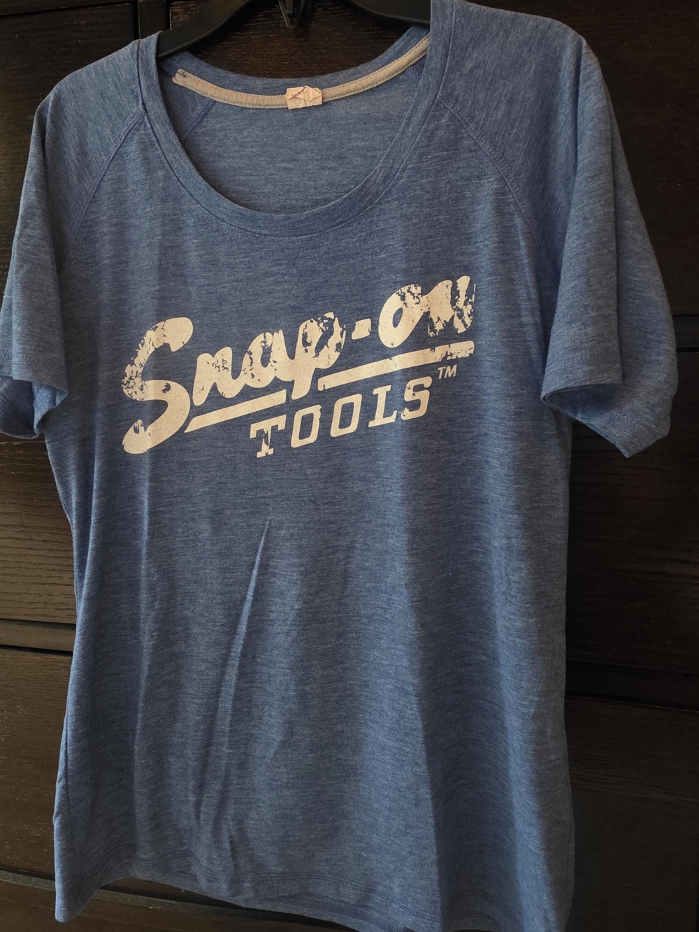 Snap-On Women's Blue Short Sleeve Logo Tee